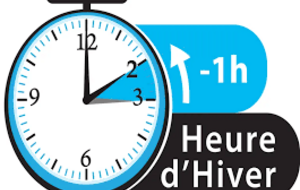 ATTENTION CHANGEMENT D'HEURE
